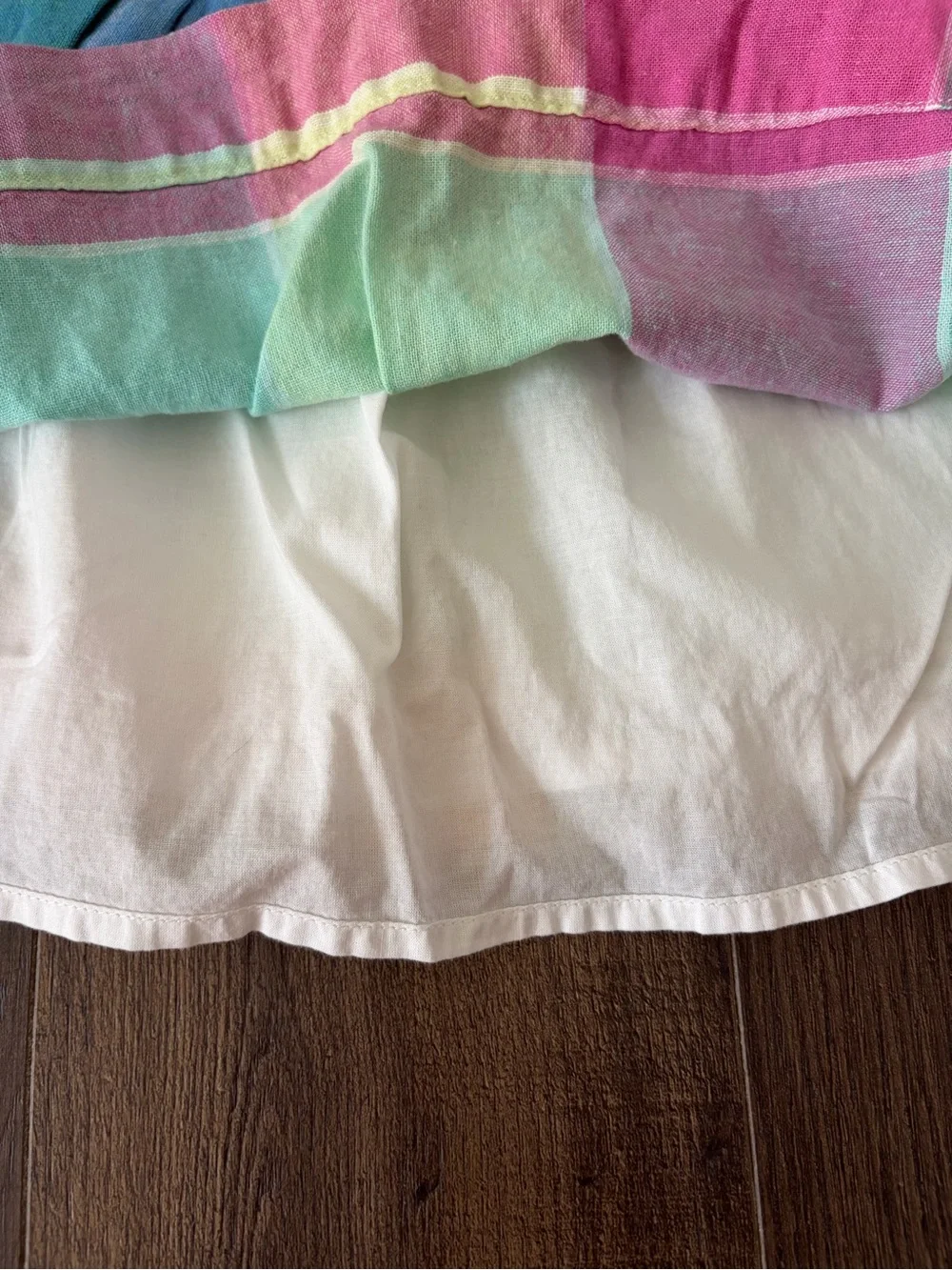BabyGAP Multicolor Rainbow Check Sundress